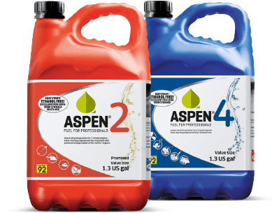 Aspen 2 and Aspen 4 alkylate fuel containers