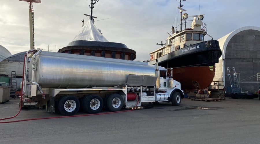 Bulk fuel delivery in the Vancouver area