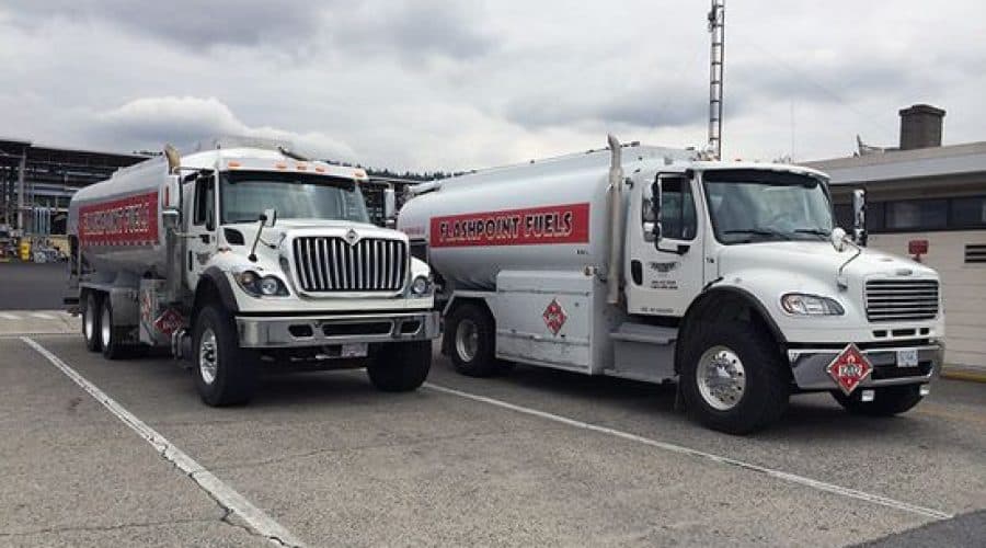 Flashpoint Fuels delivery trucks