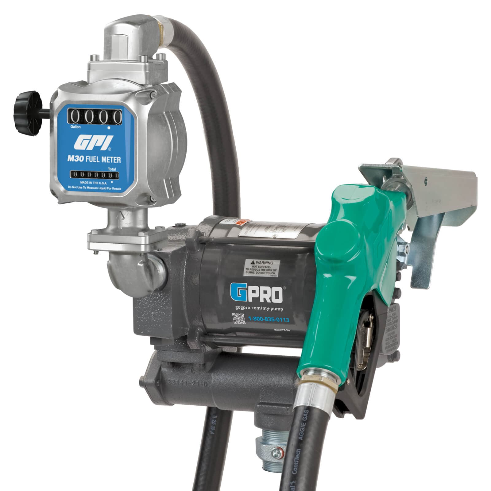 GPRO® PRO20-115V Fuel Transfer Pump With M30 Meter